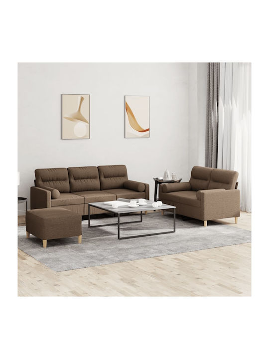 Σετ Σαλονιού 3-Sitzer & 2-Sitzer & Hocker