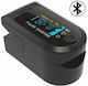 Oximetru de Puls Degetul cu Bluetooth Negru