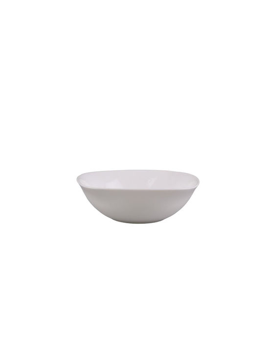 Eaton Dining Μπωλ Σερβιρίσματος Στρογγυλό από Πορσελάνη Λευκό με Διάμετρο 12.5εκ.
