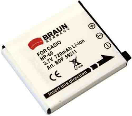 Braun Phototechnik Camera Battery 59311 Lithium Ion (Li-Ion)