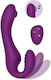 Xocoon Strapless Strap On με Dildo με Δόνηση σε Μωβ Χρώμα