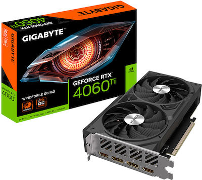 Gigabyte GeForce RTX 4060 Ti 16GB GDDR6 Windforce OC Graphics Card