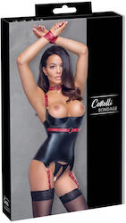 Cottelli Collection Schwarzes Leder- und Latex-Outfit