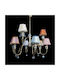 DITS Lighting Chandelier with Crystals Gold D2-30059-2409-02