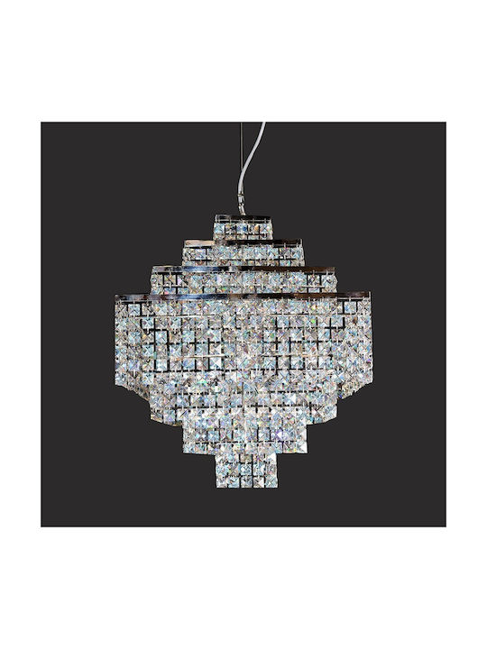 DITS Lighting Πολυέλαιος με Κρύσταλλα Ασημί D2-30270-0940-02