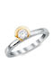 Breuning Единичен камък от Бяло злато 18K с Диамант