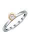 Breuning Единичен камък от Бяло злато 18K с Диамант