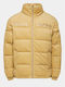 Retro Winter Jacke Puffer Beige.