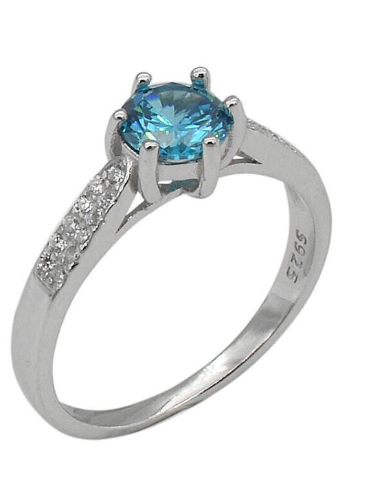 SilverStyle Ring with Stones made of Silver