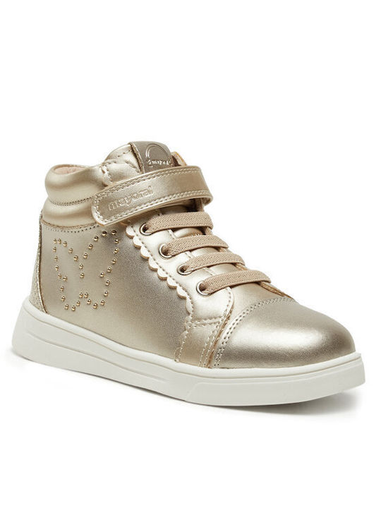 Mayoral Kids Boots Gold