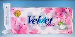 Velvet Toilet Paper 10 Rolls 4 Sheets 115gr 5206846413812