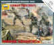 Zvezda Wwii German Paratroopers 1939-1942 Modeling Figure in Scale 1:72