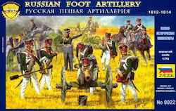Zvezda Φιγούρα Μοντελισμού Russian Foot Artillery 1812 σε Κλίμακα 1:72 Zvezda Φιγούρα Μοντελισμού Russian Foot Artillery 1812 σε Κλίμακα 1:72