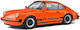 Solido Porsche Modeling Figure Car Orange in Scale 1:18