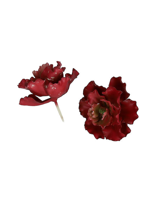 Ramură Decorativă Artificială Planta suculentă Burgundy 7cm 1buc