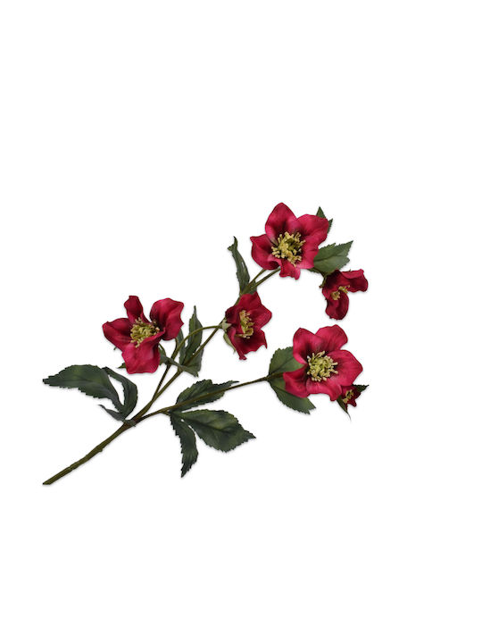 Ramură Decorativă Artificială Helleborus Spray Beauty 58cm 1buc