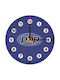 Koupakoupa Php Wall Clock Wooden Purple Ø19cm
