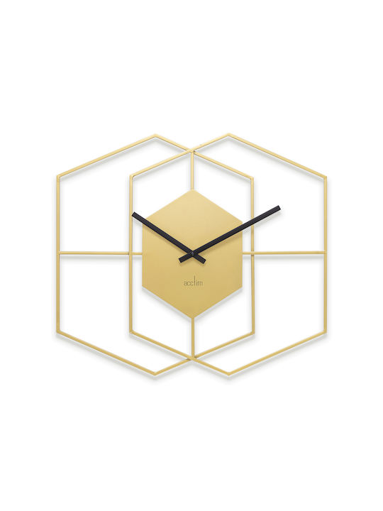 Acctim Wall Clock Gold