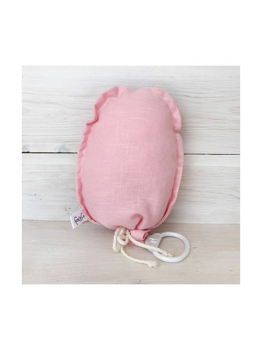 Crib Pillow Decorative with Music Pink 15x23cm 1pcs