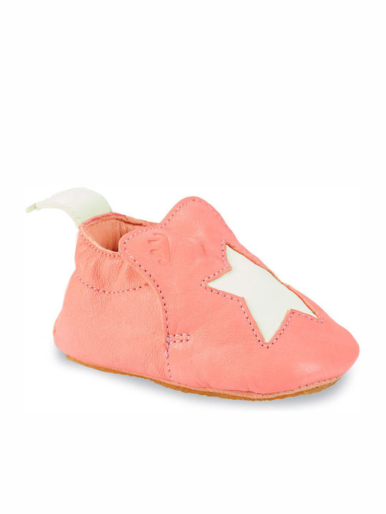 Easy Peasy Baby Hausschuhe Orange Blublu Etoile