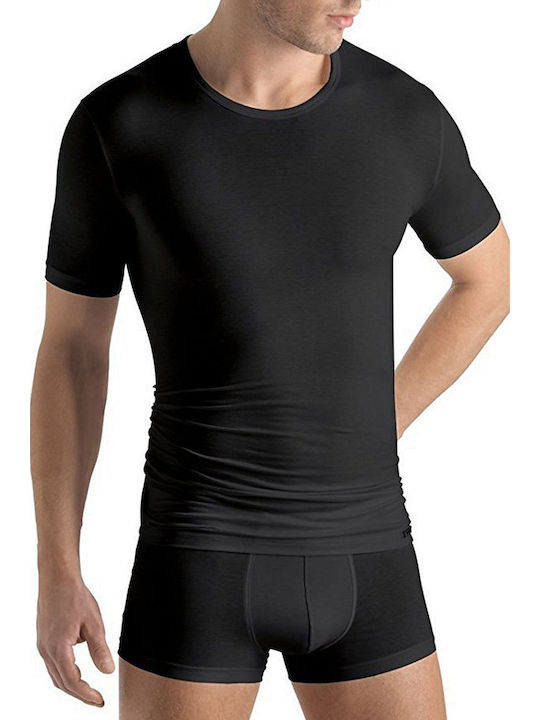 Hanro Herren Unterhemden in Schwarz Farbe 1Packung