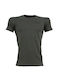 H&S Men's Short Sleeve T-shirt Khaki