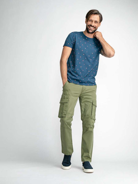 Petrol Industries Trousers Cargo Elastic Khaki