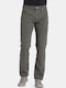 Trousers Elastic in Regular Fit Green