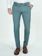 Herren Chinos Elastisch Slim Fit Hellblau