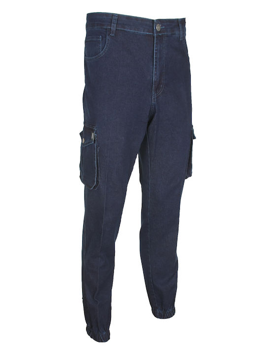 Gunson Herrenhose Elastisch BLUE