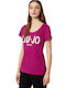 Liu Jo Women's Blouse Short Sleeve Fuchsia