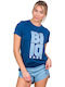 Bidi Badu Lifestyle Damen Sportlich T-shirt Blau