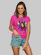 TKT Space Monkey W Damen T-shirt Fuchsie