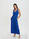 BeWear Sommer Maxi Kleid blue royal