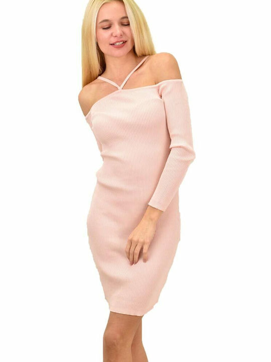 Potre Mini Evening Dress Pink