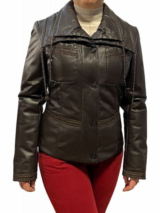 Piele Jachetă de femei Biker Jacket Maro