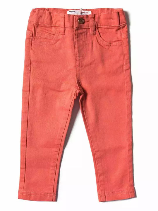 Kids' Denim Pants Orange Touch Sun