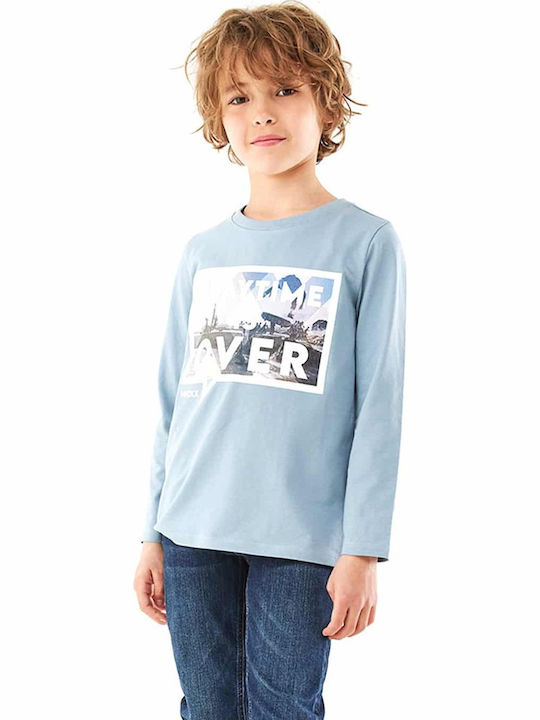 Kids' Shirt Long Sleeve Blue