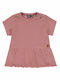 Babyface Kids Blouse Short Sleeve Pink