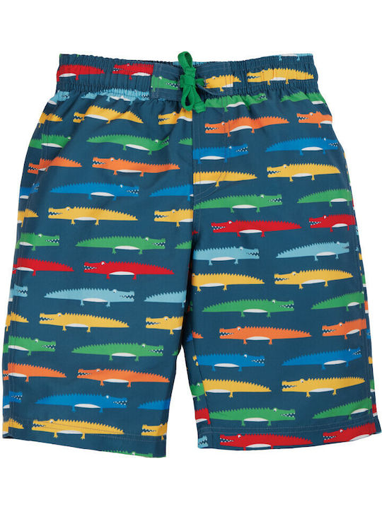 Frugi Kids Swimwear Swim Shorts Croco Multicolour