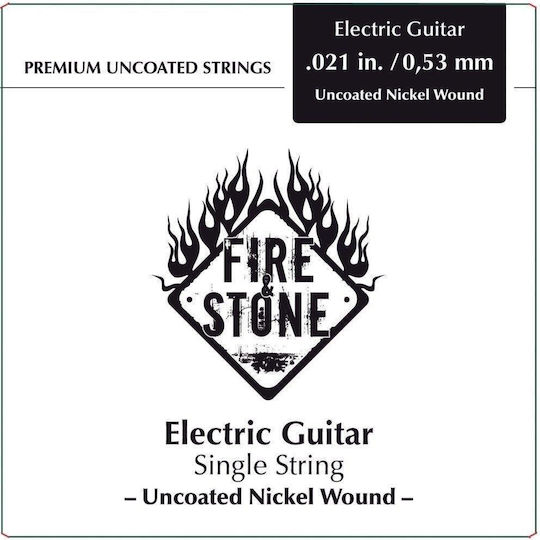 Fire & Stone Fire&stone Μονή Χορδή Nickel Wound Ηλεκτρικής Κιθάρας 60"