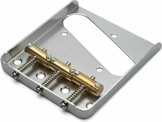 Telecaster Brücke Vintage 3-Sattel Nickel Γέφυρες Κιθάρας & Μπάσου Ασημί