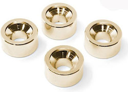 Stringing Screws for Neck Plate 4 Pieces in Gold Colour