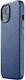 Mujjo Full Back Cover Leather Blue (iPhone 14 P...