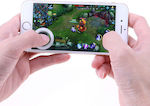 Joystick Game Controller Smartphones – Auslöser für mobiles Spielen in Schwarz Farbe