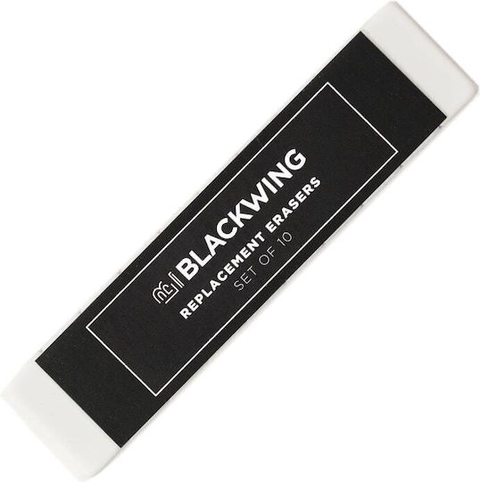 Blackwing Eraser Replacement for Pencil and Pen 10pcs White