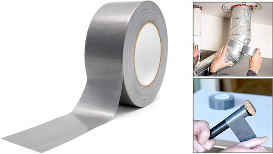 Flexzon Autocolantă Bandă de țesut Gri 50mmx20m 1buc