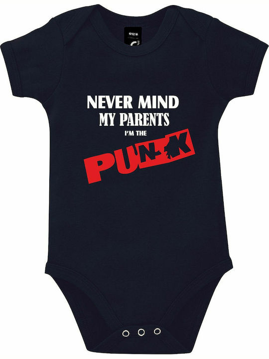 kirikoko Never Mind my Parents, I am the PUNK Short-Sleeved French Navy