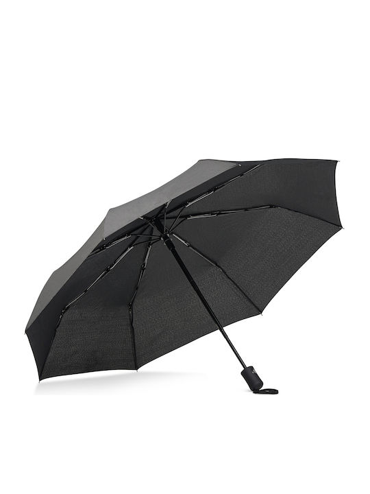 Azade Open-close Regenschirm Kompakt Schwarz