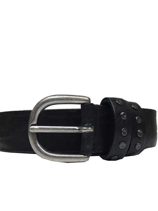 Gad Gad Men's Belt Leather Black
